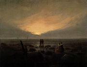 Caspar David Friedrich Moonrise by the Sea oil painting